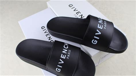 how to spot fake givenchy fur slides|false givenchy inscription.